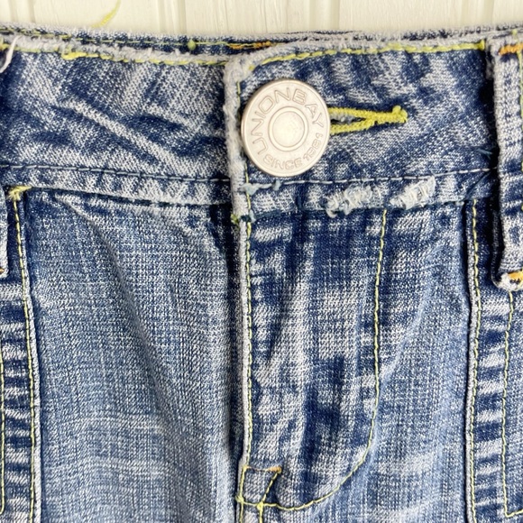 Vintage 2000s Y2K Unionbay Front Slit Long Denim Jean Maxi Skirt Women's Size 9 - Picture 4 of 9